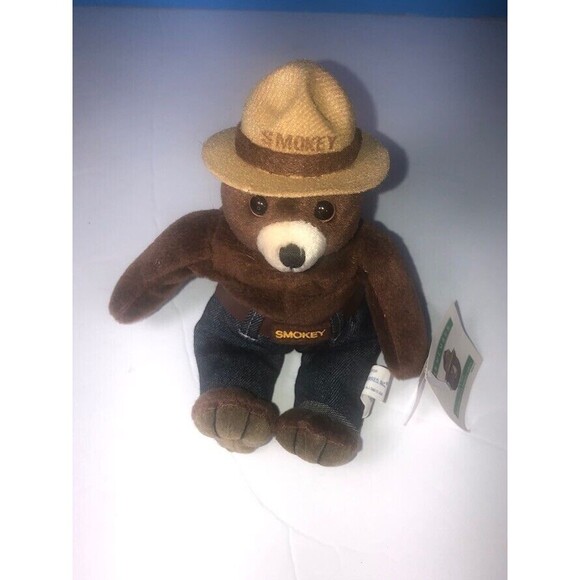 Smokey the Bear -Fire Prevention Mascot-Small Collectible 6”Dashboard  New wtags - Picture 2 of 7